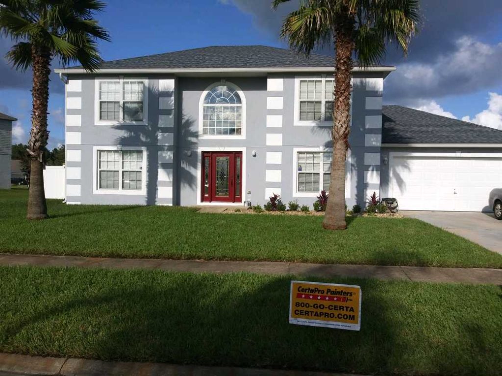 After - Exterior house painting in Florida